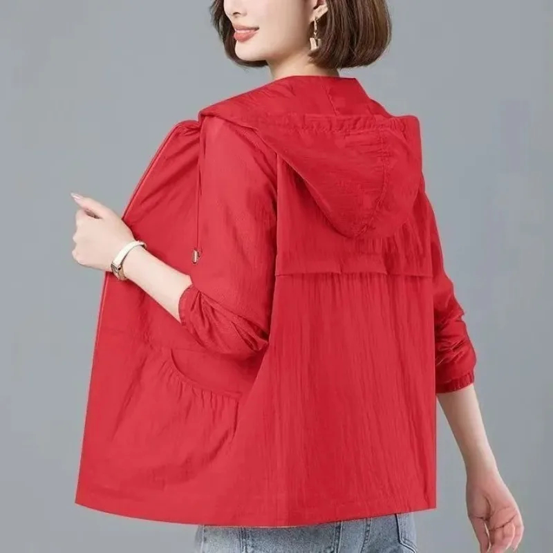 Veste Courte Femme Printemps Automne 2026 – Manteau Décontracté et Élégant pour Dames, Confortable et Protecteur Contre le Soleil