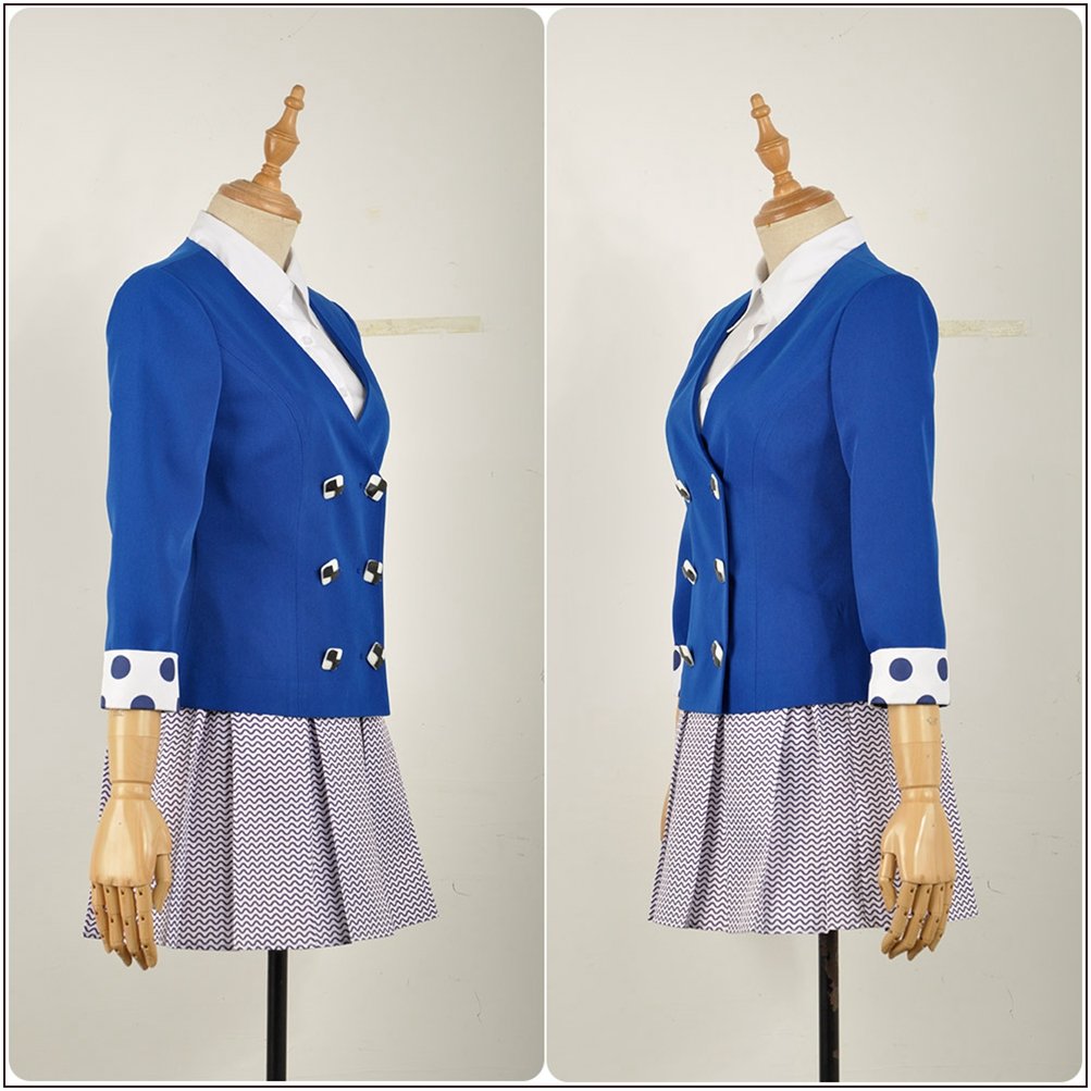 Costume de Cosplay pour femmes, The Musical Rock Musical Veronica Sawyer, robe bleue pour fête d'halloween