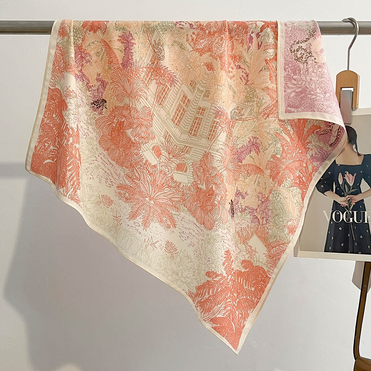 Foulard carré en coton pour femmes, 65x65cm, doux, Bandana, Hijab, chaud, décoration de printemps et d'automne