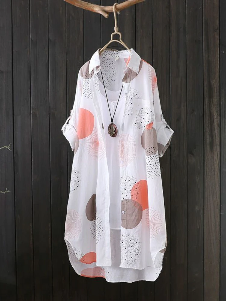 Grande taille mode chemise blanche nouveaux vêtements d'extérieur haut femmes Chic Blouse 2023 luxe concepteur Style coréen femme vêtements Blouse