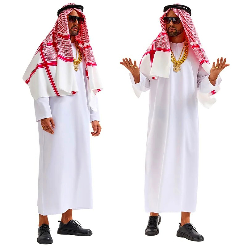 Hommes arabie arabe Sheikh Costume berger Prince arabe Cosplay pour adulte Fantasia pourim Halloween Costumes