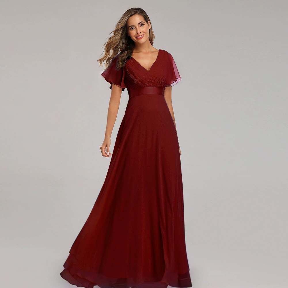 Robes longues pour femmes robe de soirée élégante en Tulle vert avec paillettes grande taille robe de soirée formelle