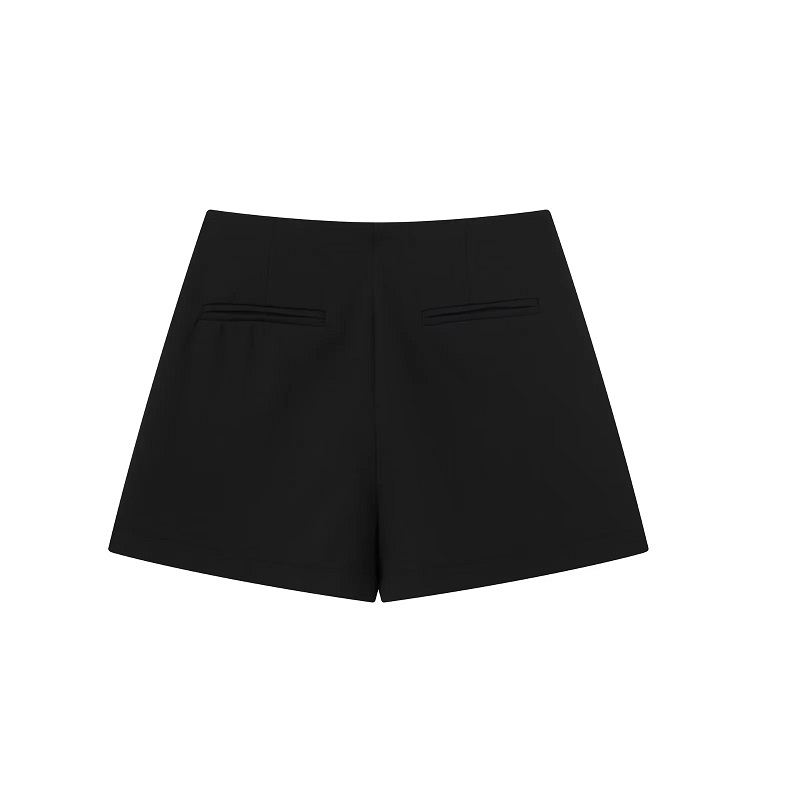 MUJER noir jupe Shorts femmes taille haute Mini jupe Shorts femme mode asymétrique jupe pour femmes 2025 été jupes courtes
