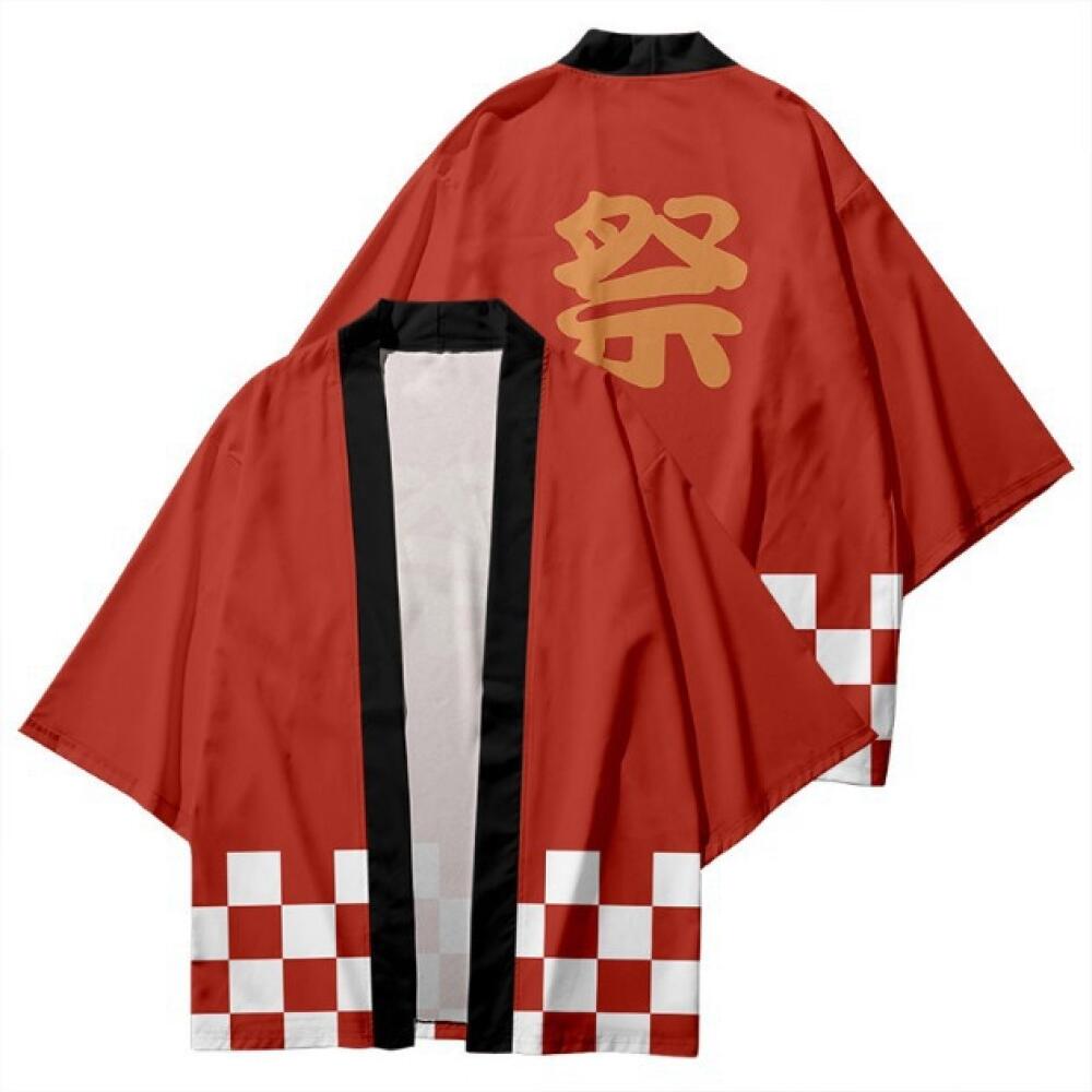 Kimono japonais, Robe de festival, Cape décontractée d'été à devant ouvert, Imprimé numérique 3D, Vêtement de détente, Vêtement d'intérieur, Chemise de nuit, Cardigan d'intérieur