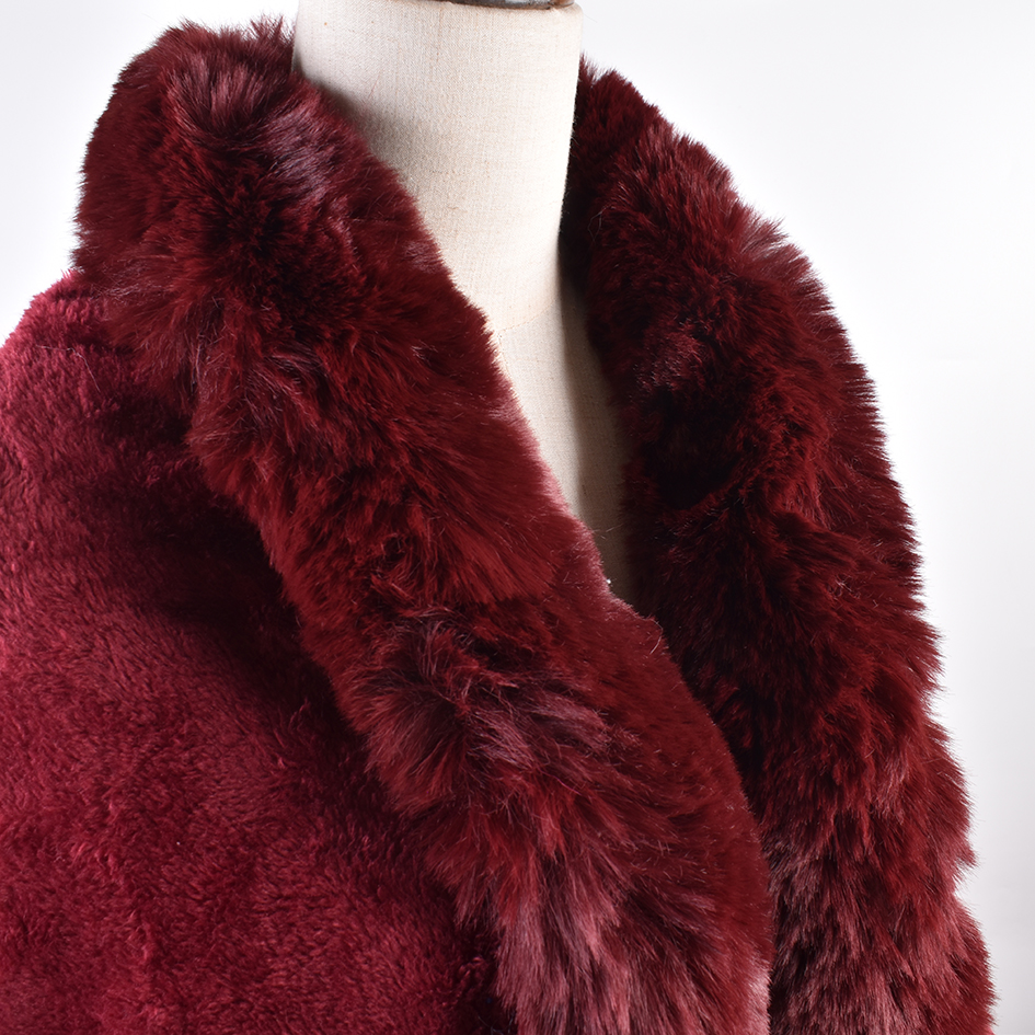 Cape en peluche à manches chauve-souris pour femmes, manteau chaud, cardigan d'hiver, grande cape adt, nouvelle mode