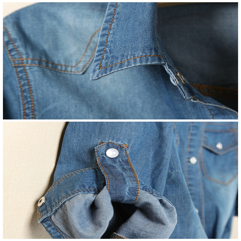 Chemise kimono en denim à manches courtes pour femmes, haut court en jean sexy, chemisier d'été cool
