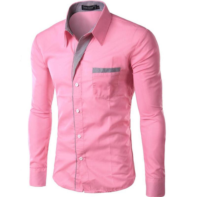 Nouvelle Chemise Homme Tendance 2026 Coupe Slim Manches Longues Design Formel Décontracté Marque Chemise Habillée Taille M-4XL