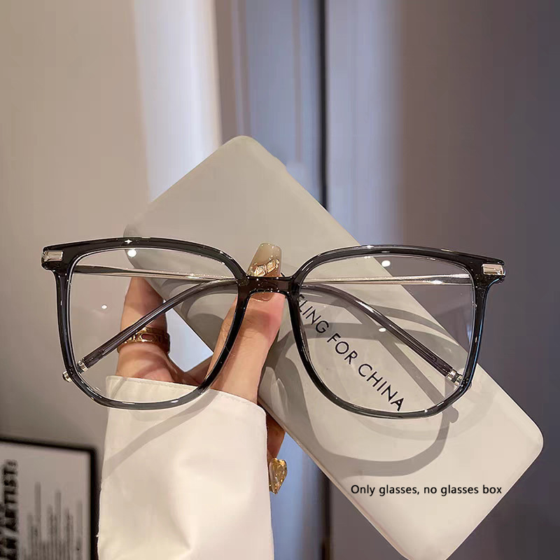 Lunettes de lecture carrées Anti-lumière bleue, à grande monture, pour femmes d'âge moyen et âgées, à fleurs, 5515