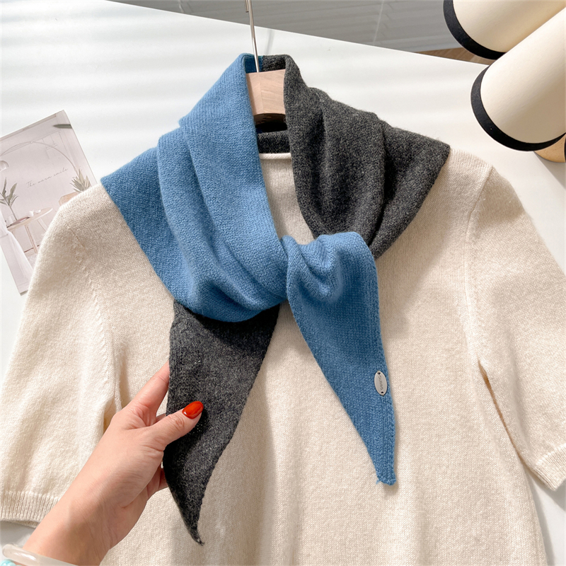 100% laine hiver écharpe pour femmes longue chaude couleur bloquant foulards Hijab solide dame châle enveloppement femme Pashmina Bandana foulard