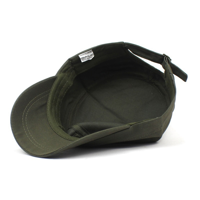 Casquette plate en coton délavé pour hommes et femmes, couleur Pure, visière réglable, nouvelle collection été automne