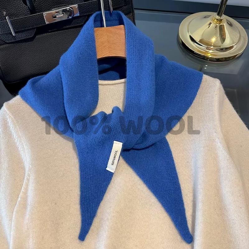 Écharpe d'hiver 100% laine pour femmes, longue et chaude, en cachemire, Hijab, châle uni pour femme, Pashmina, Bandana, foulard pour la tête, nouveauté