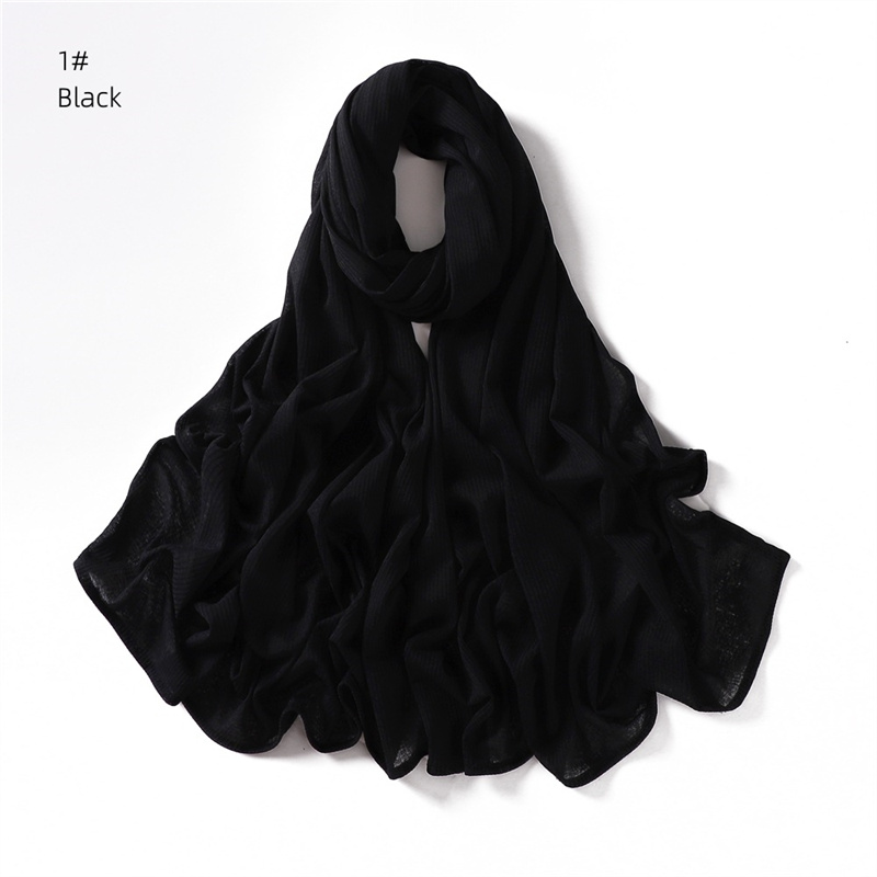 Bandeau Turban islamique pour Ramadan 170x70Cm, en Jersey, doux et respirant, Hijab, châle, écharpe élastique, écharpe arabe, musulman
