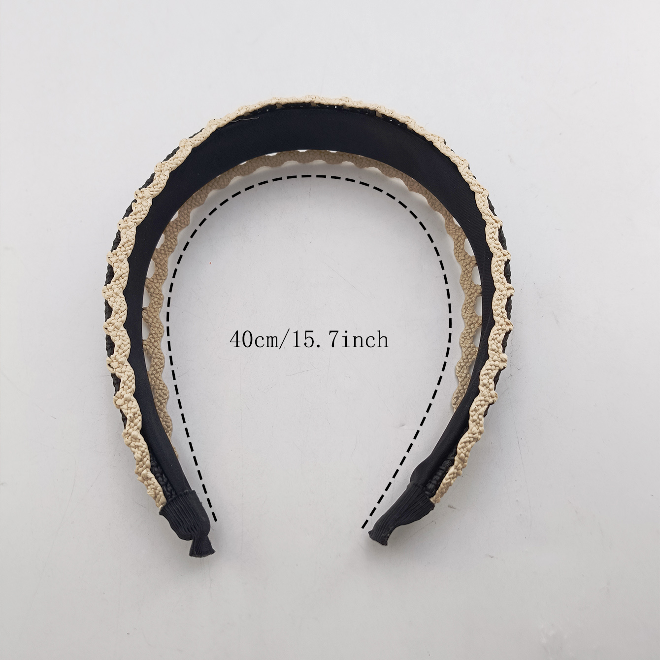Mode bandeau femmes bandes de cheveux large laine raphia croix noeud bandeaux filles bandeau cheveux accessoires chapeaux