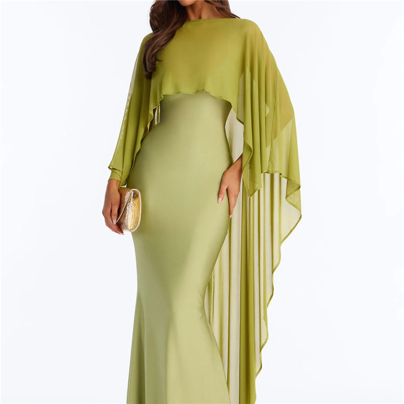 hirigin Cape en mousseline transparente pour femme, châle asymétrique en maille drapée, robe de soirée, couverture de robe de mariée pour mariage, fête, événements formels