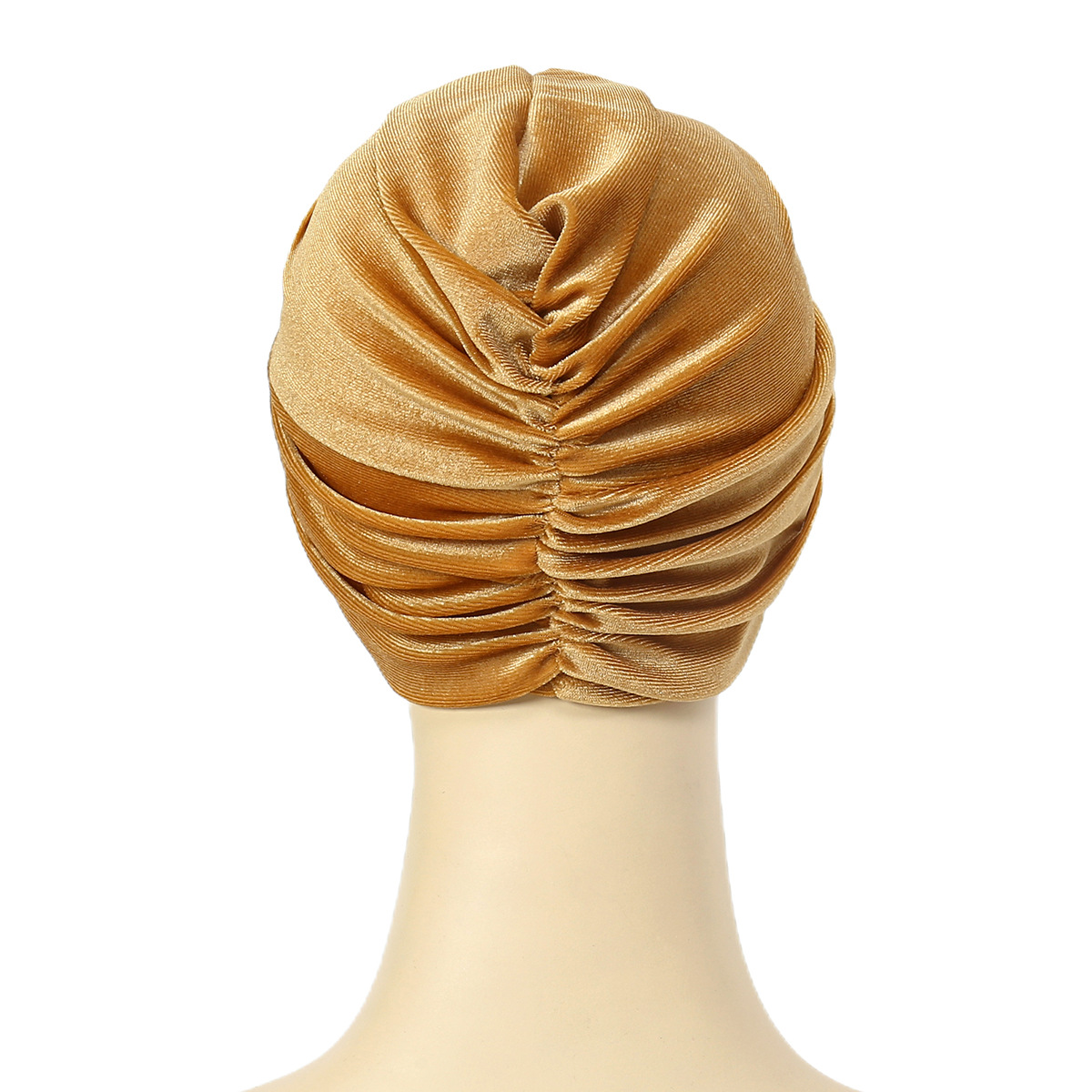 Casquettes Hijab musulmanes en velours pour femmes, couleur unie, Turban indien, Bonnet doux et élastique, accessoires pour vêtements islamiques