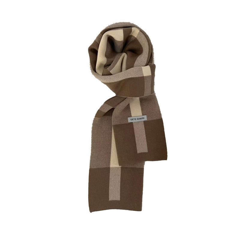 Hiver hommes écharpe garder au chaud écharpe décontracté marque de mode Designers tricot foulard Patchwork copie cachemire écharpe châle Wrap AC2228