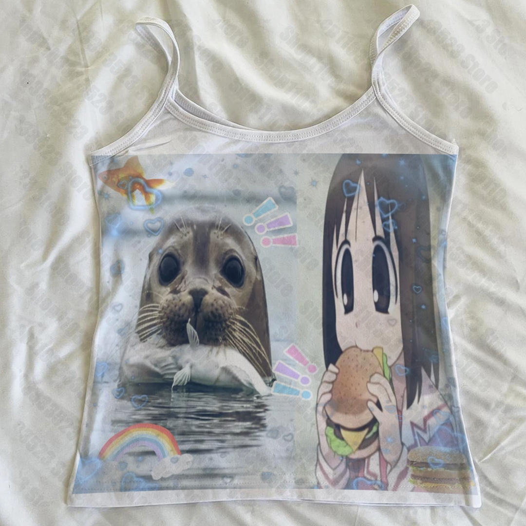 Mode femmes vêtements gilet hauts gothique Punk femmes bébé réservoir Y2k Emo Vintage graphique recadrée hauts débardeurs 2000s gilet d'été