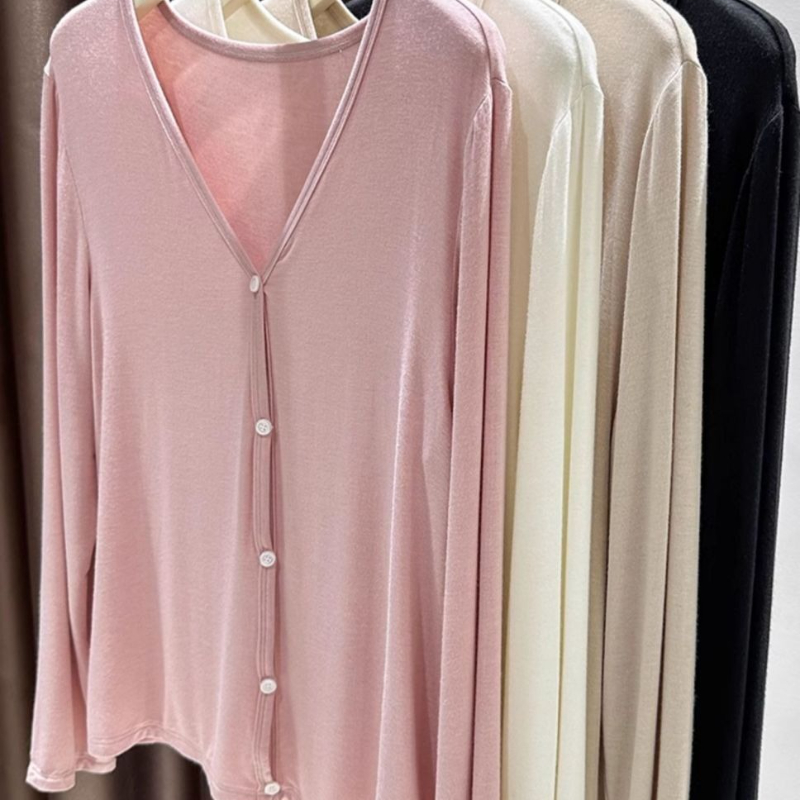 Châle d'été pour femmes, vêtements de Protection solaire, jupes assorties, Camisoles, col en v, Cardigans, vestes fines, printemps automne