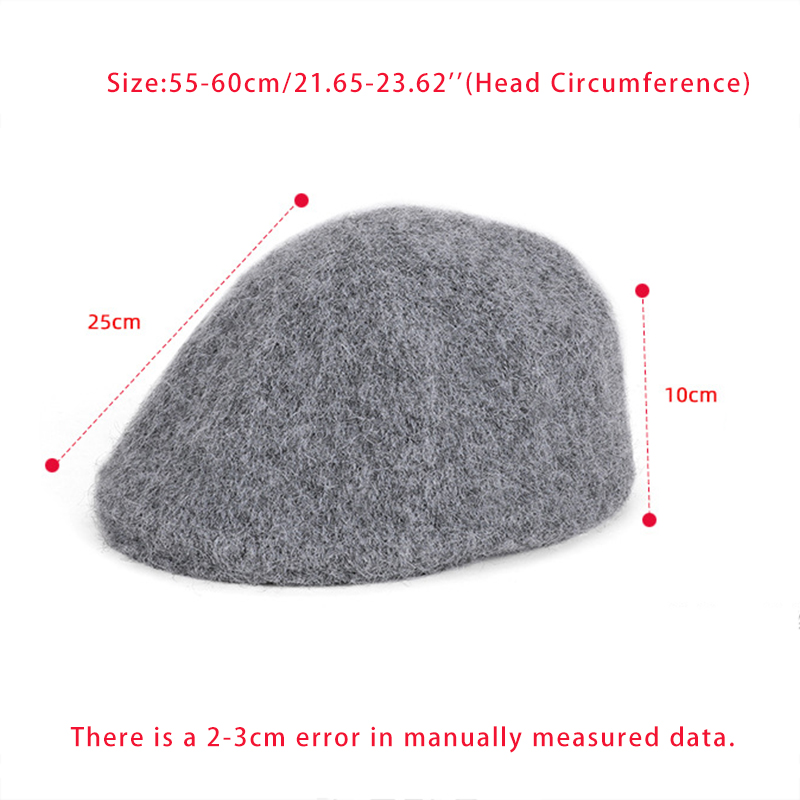 Béret de Style britannique pour femme, casquette plate Vintage, garde au chaud, tricoté, assorti avec tout, chapeau avant, vente en gros, automne et hiver