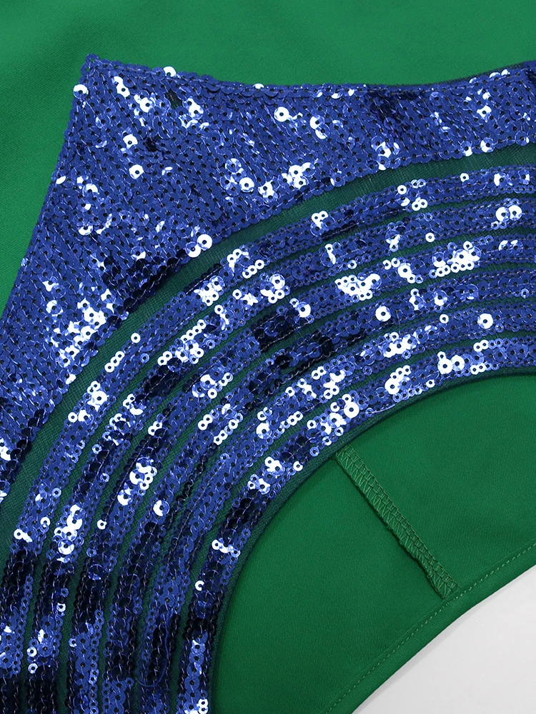 Robe marocaine à paillettes pour femme, abaya musulmane à pampilles, robe de soirée, caftan vert, vêtements de fête, mode éducative, Eid Ramadan, Jalabiya