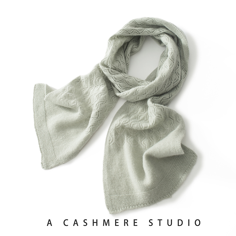 Écharpes en Cachemire de Haute Qualité pour Femme, Châle de Protection du Cou Chaud, Design Jacquard, avec Document de Solide, Hiver