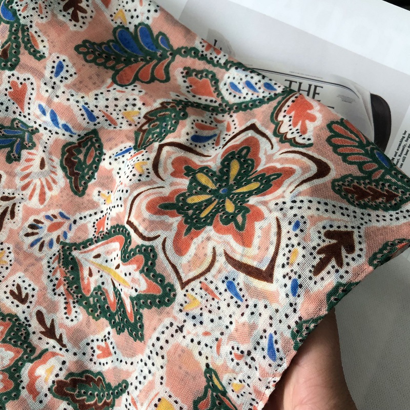 Nouvelle marque de luxe belle fleur gland coton Viscose châle écharpe dame de haute qualité enveloppement doux Pashmina étole Bufanda musulman Hijab