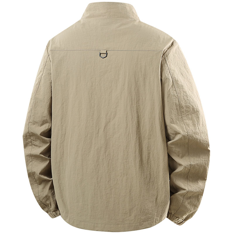 Veste Homme Printemps Automne Nouvelle Collection – Blouson Décontracté à Capuche Couleur Unie – Manteau Professionnel Homme Tailles M-7XL 8XL avec Capuche Amovible