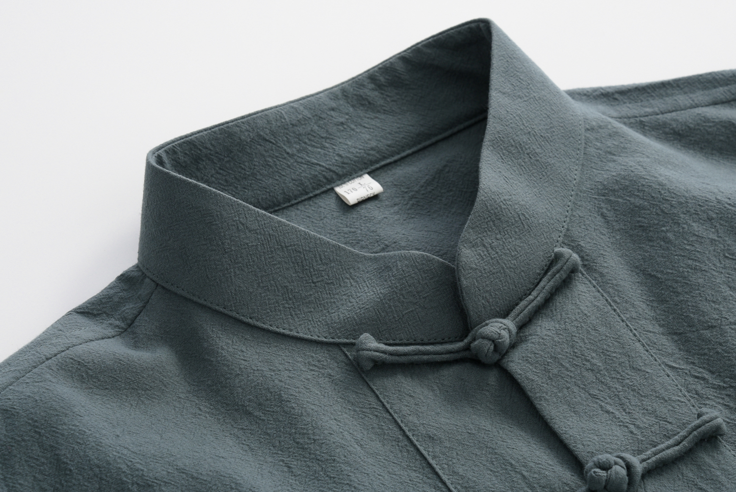 Chemise Kung Fu pour homme en coton, confortable, ample, à manches longues, boutonnée, avec poches, vêtements traditionnels chinois d'arts martiaux, costume Tang, vêtements de Tai Chi