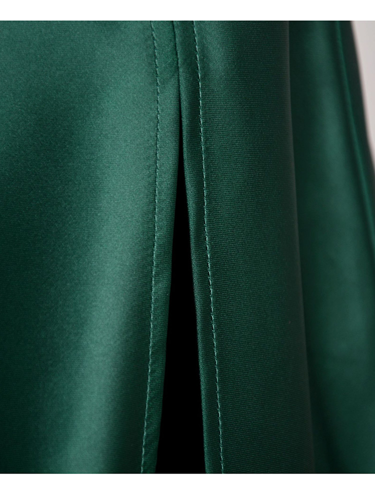 Jupes fendues pour femmes, mode d'été, jupe en satin doux, jupes trapèze taille haute pour femmes, jupes sexy pour femmes