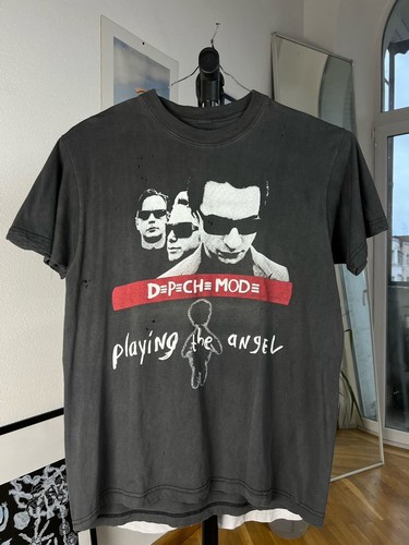 Vintage 1993 Depeche Mode Style basique noir unisexe T-Shirt unisexe haute qualité coton été harajuku