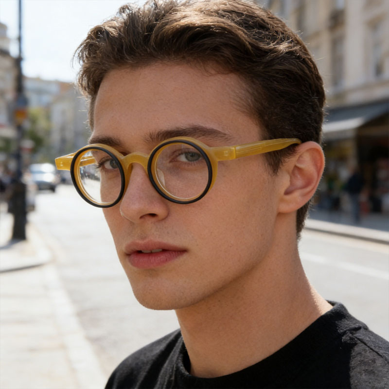 Lunettes De Lecture Rondes Nouvelles Tendance Pour Hommes Femmes Lunettes Ordonnance Personnalisé Monture Optique Pour Usage Quotidien