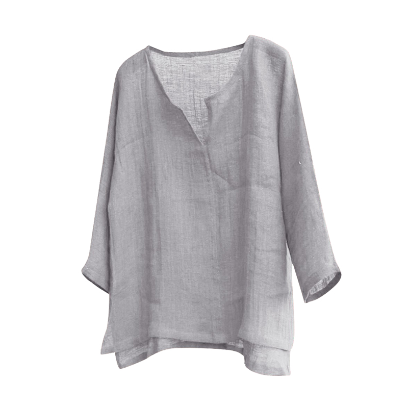 Chemises en coton et lin pour hommes, chemisiers à manches longues, chemises sociales pour hommes, col en v, chemise formelle blanche, chemises surdimensionnées, vêtements pour hommes