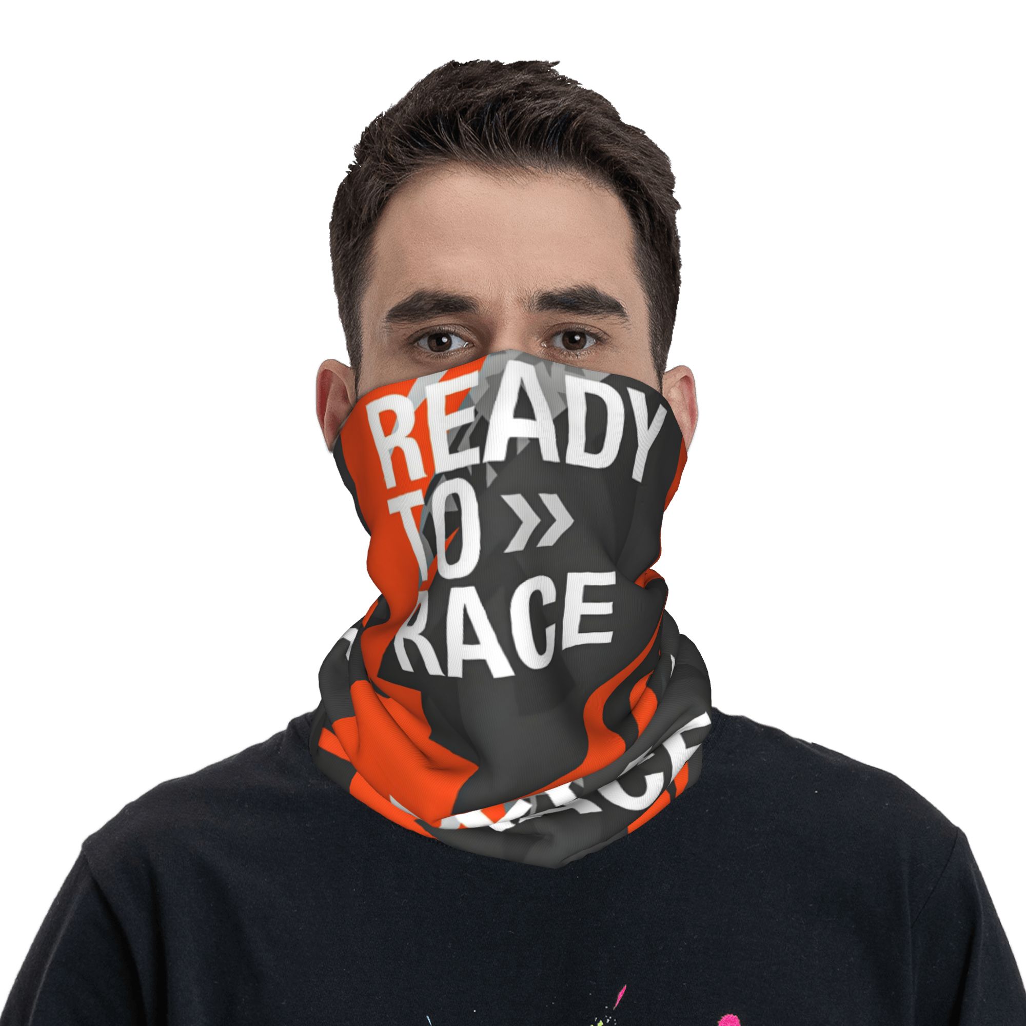 Guêtre de cou avec Logo personnalisé prêt à courir pour hommes et femmes, écharpe Bandana coupe-vent pour moto d'hiver, pour le cyclisme