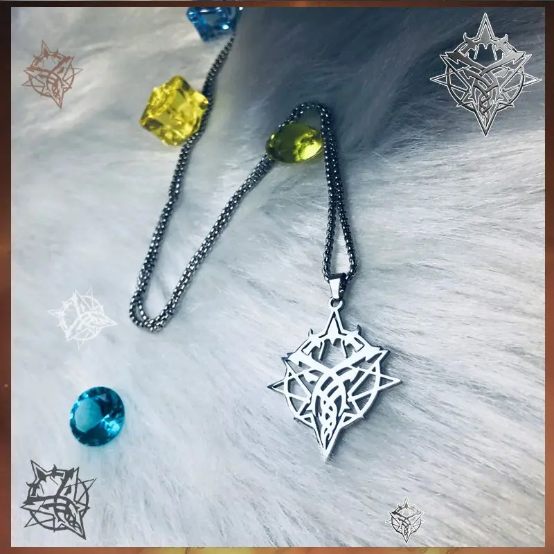 Collier Anime pour femmes, colliers le seigneur des mystères, tendance CKtalon, couleur argent, mode Couples, cadeau de fête pour filles