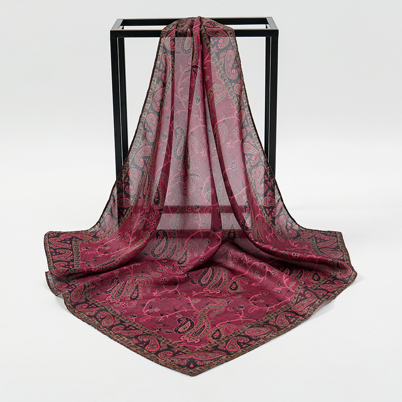 Foulard en soie de luxe 70*70cm carré rétro imprimé Paisley femmes châle bandeau petites foulards pour cheveux femme mouchoir Hijab