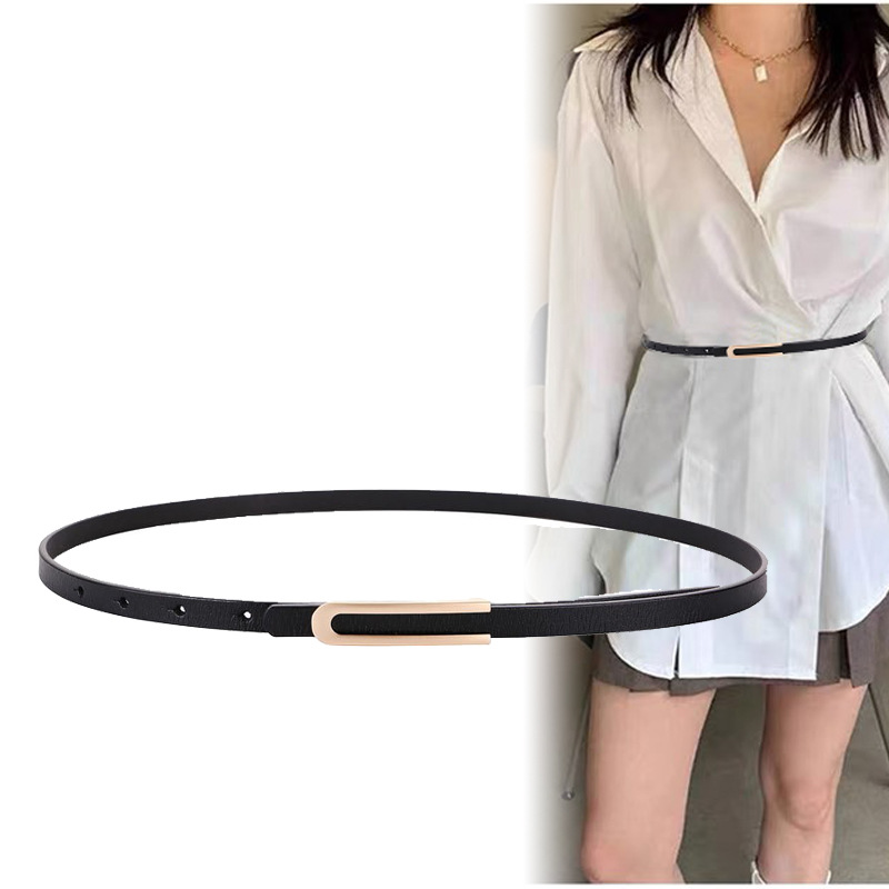 Cuir de vachette en forme de U pour femme, cuir fin, structure lisse, marque de luxe, décoration de robe à la mode, environnement féminin, haute qualité