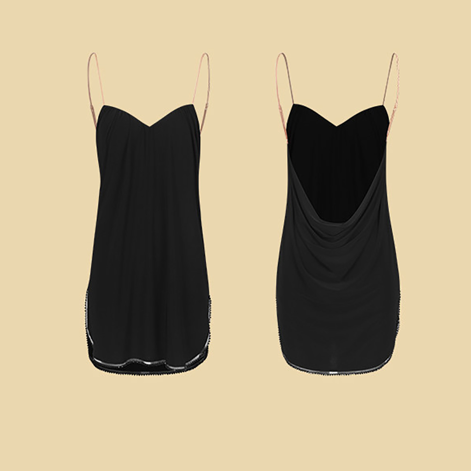 Robe de danse latine dos nu pour femme 2026 avec bordure perlée, tenue de scène professionnelle pour adulte 26011