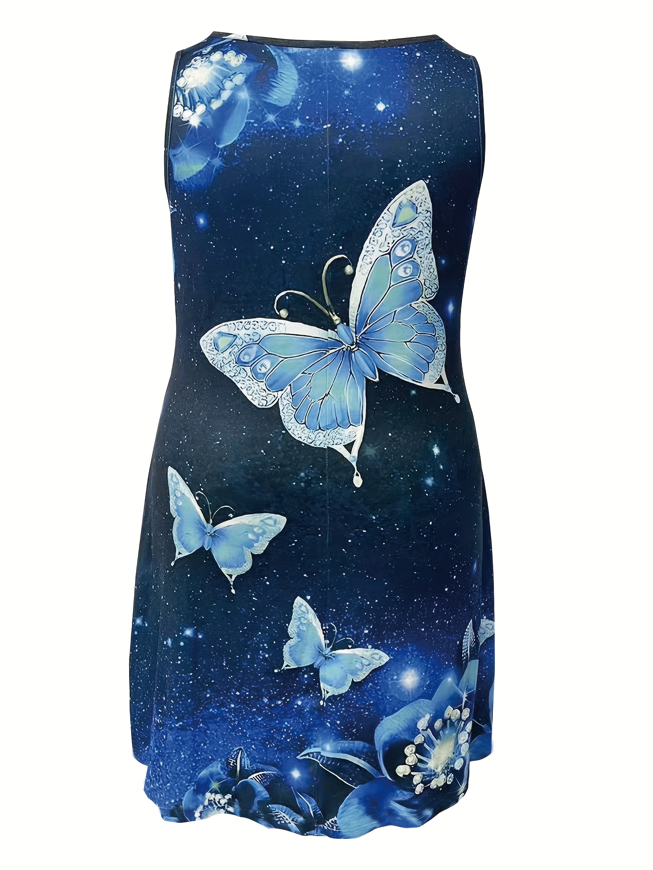 2025 été décontracté mode papillon impression 3D débardeur robe décontractée sans manches robe Y2k dames vêtements femme vêtements fille vêtements