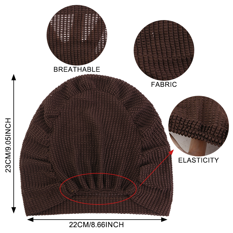 Nouveaux bonnets hijab musulmans en maille respirante pour l'été, bonnets élastiques pour la perte de cheveux, sous-foulards, chapeaux hijab Ramadan