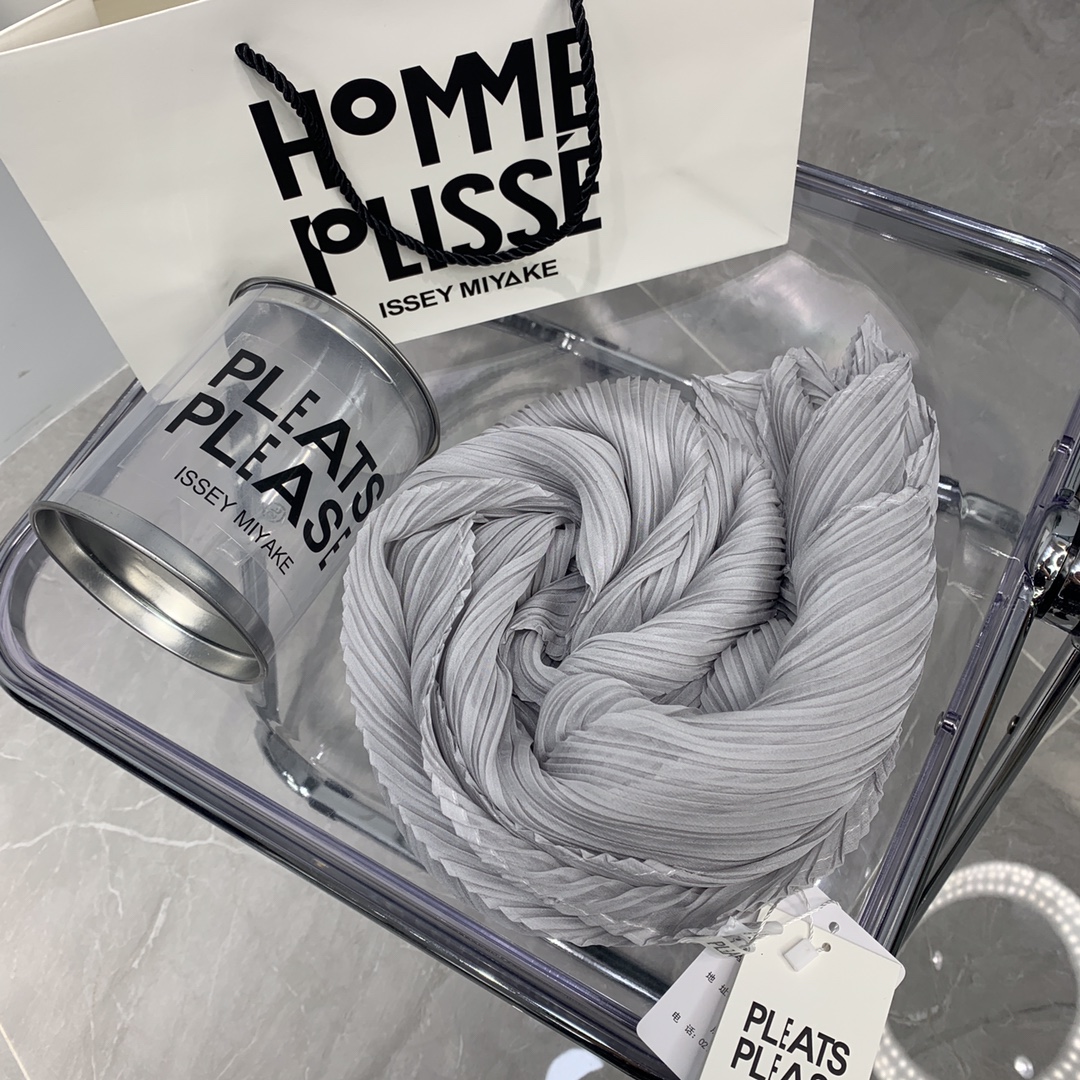 Ata Yake-Écharpe Plissée pour Femme, Châle en Tissu, Mode Coréenne, Foulard de Protection Solaire Mince, Marque de Luxe, Hijabs pour Femme