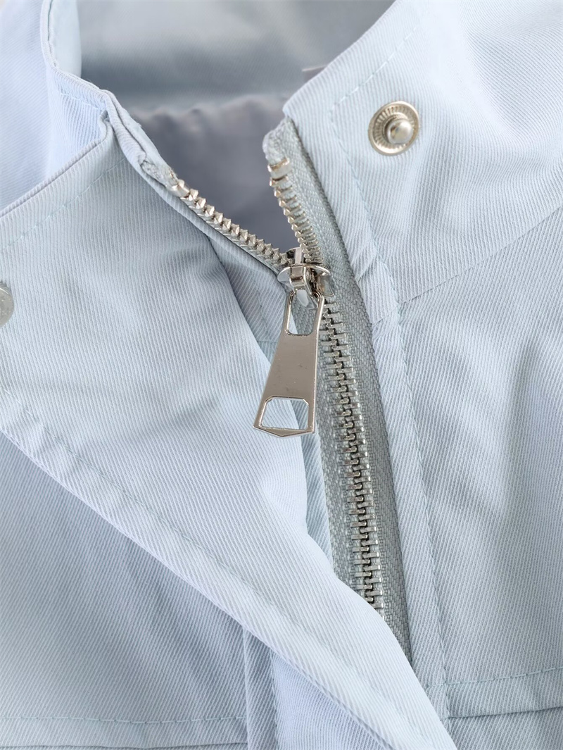 Veste Femme 2026 Nouvelle Tendance Manches Longues Taille Cordon Col Montant Chic Décontracté Personnalité Automne Manteau pour Dames