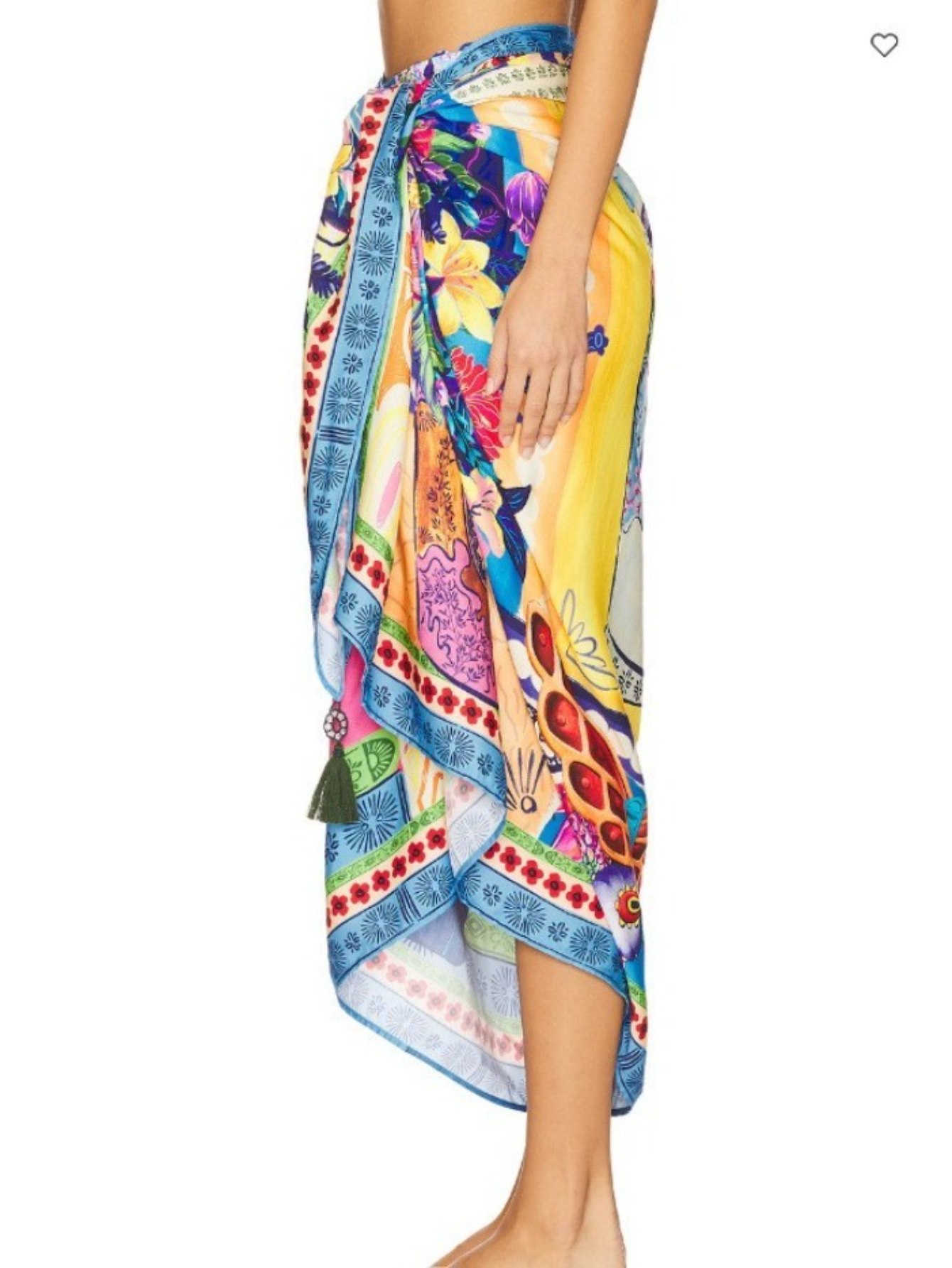 Sarongs de plage en mousseline de soie pour femmes, imprimé floral, jupe de bain, Bikini, paréo, vacances d'été, maillots de bain, livraison directe