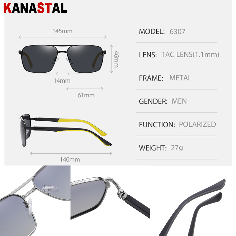 UV400 lunettes de soleil polarisées hommes lunettes de soleil femmes lunettes en métal cadre conduite pêche sport voyage Anti-éblouissement ombre lunettes