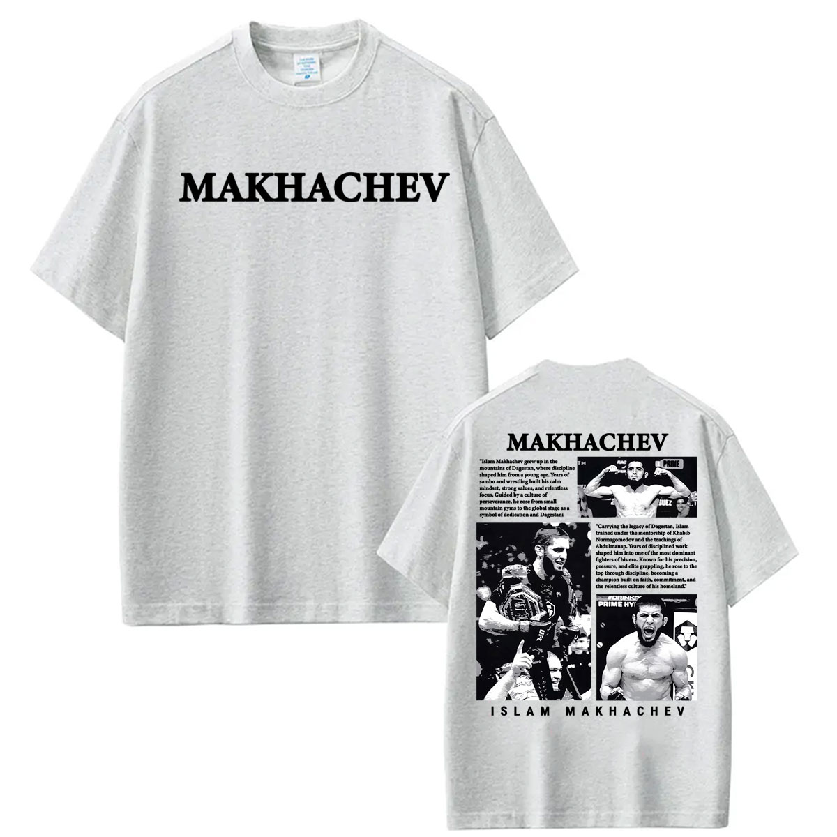 T-shirts graphiques classiques Limited Islam Makhachev pour hommes et femmes, T-shirt esthétique à thème de la violence, T-shirt décontracté en coton à manches courtes