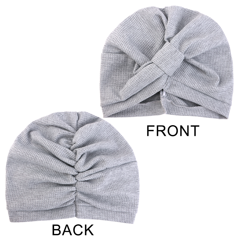 Foulard femme chapeau respirant coton épais gaufre carré foulard chapeau indien chapeau foulard ethnique