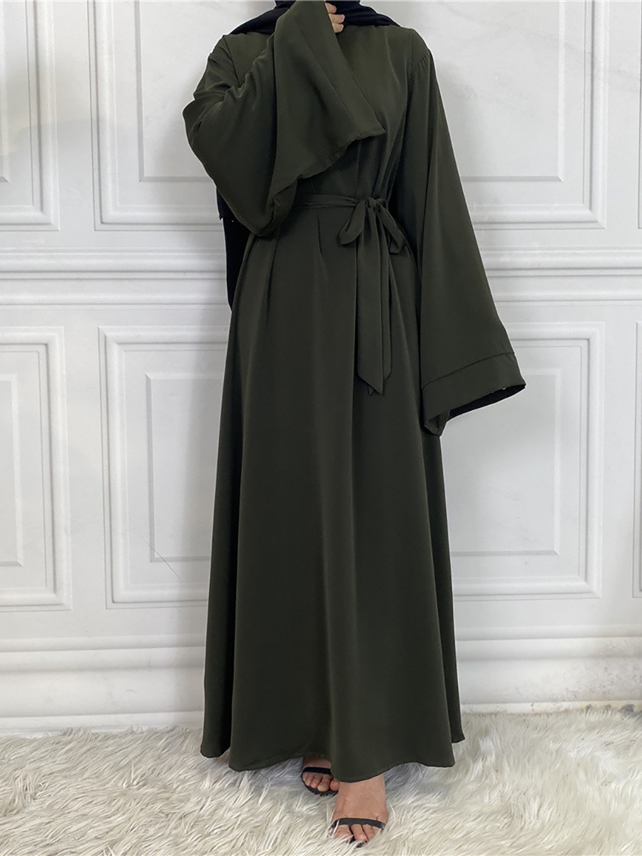 Abaya modeste Ramadan Musulman De Mode Maxi Robe turquie Caftan vêtements islamiques Musulman pour les femmes Robe Hijab Caftan robes