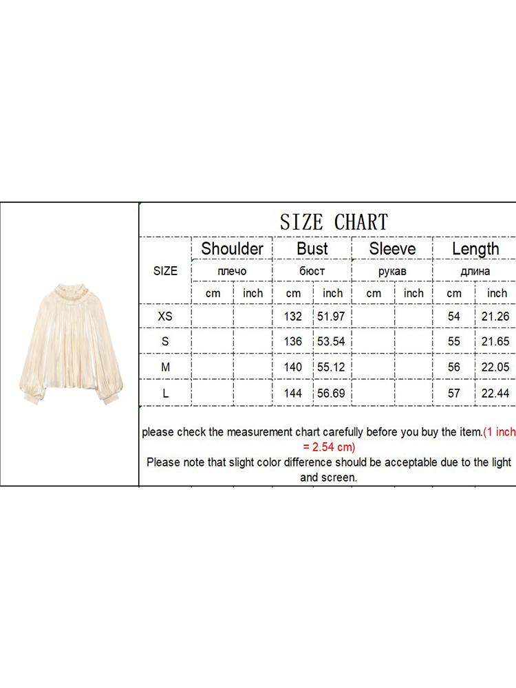 Chemisier Élégant pour Femme Printemps 2026 Nouvelle Collection – Blouse Chic à Col Volanté Ample et Manches Longues pour le Bureau – Haut Doux et Confortable pour les Trajets Quotidien