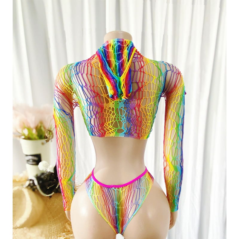 Robe de plage moulante d'été pour femme, style cache-maillot, ajourée, en résille transparente, sans sous-vêtements, pour festival de musique, maillot de bain