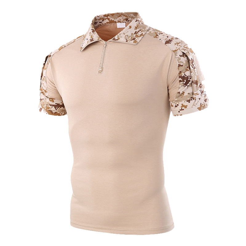 DulShirt Camo à manches courtes pour hommes, garder au chaud, t-shirt skip, vêtements d'uniforme de plein air, chemises de randonnée, haut