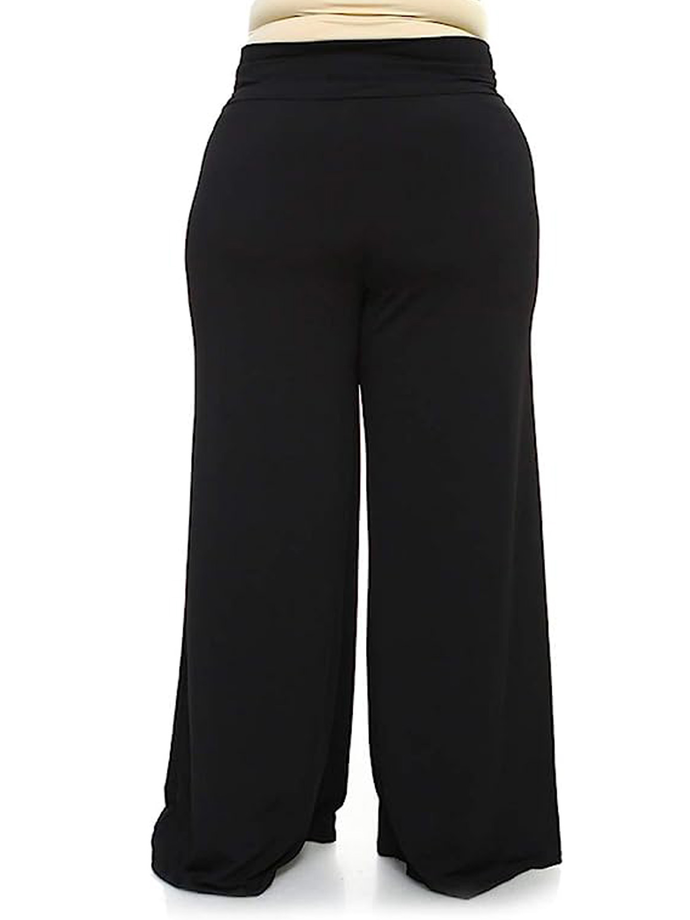 Pantalon décontracté en tissu élastique, grande taille, élégant, ample, pour femmes, nouvelle collection 2023